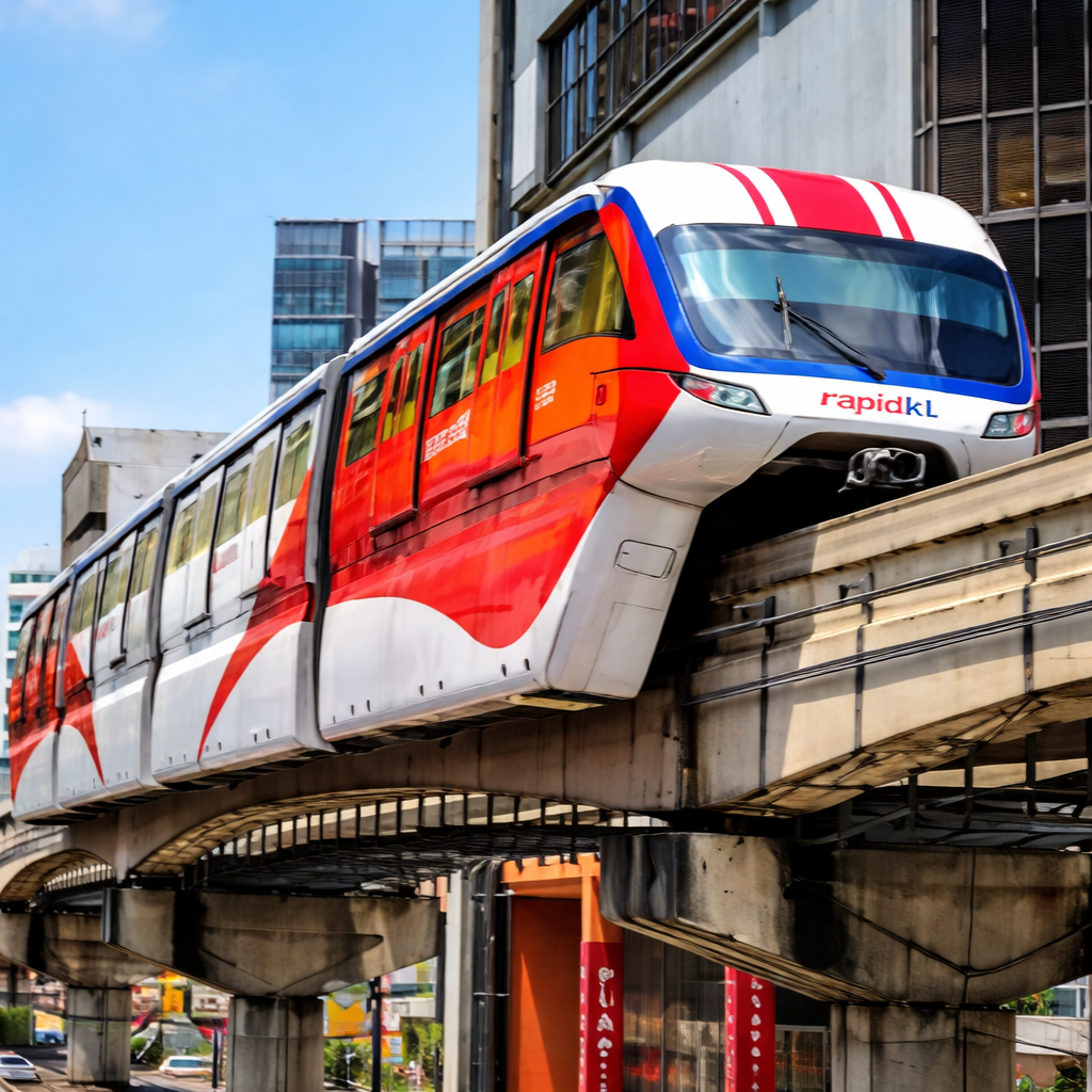 rapidkl monorail in kuala lumpur